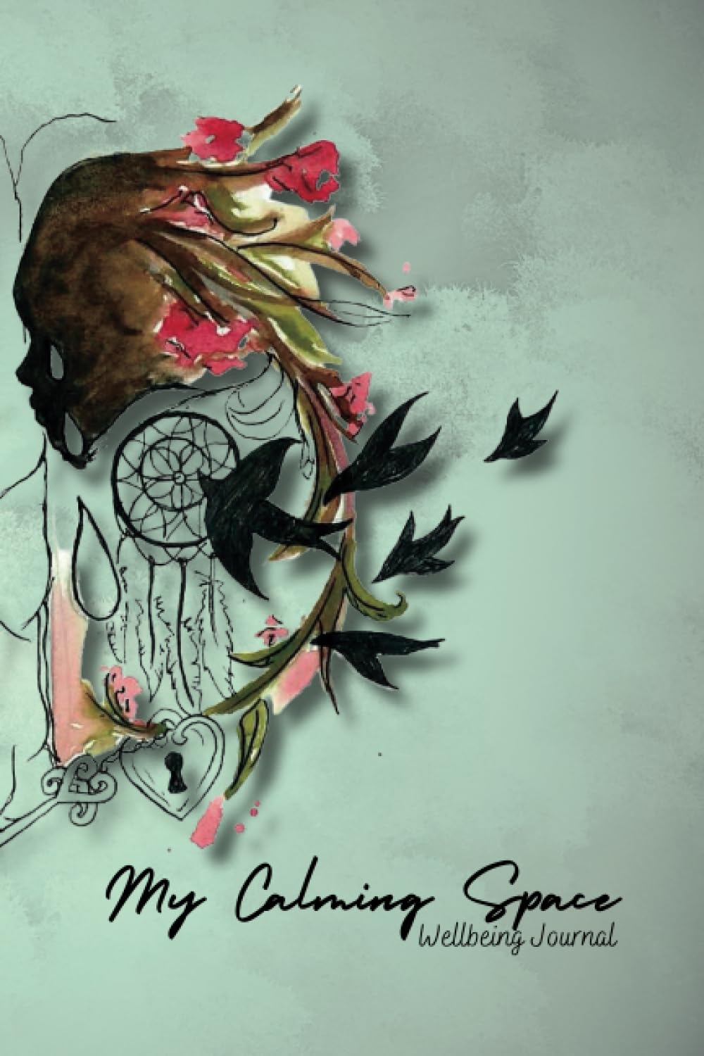 Calming Wellbeing Journal Book Cover